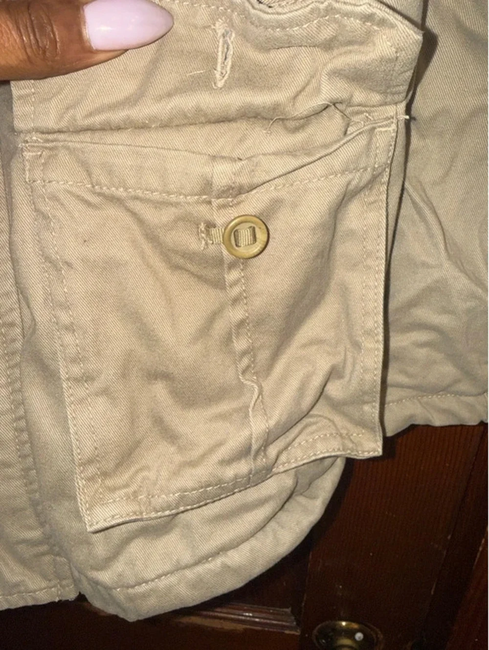 The Children’s Place Boys Utility Field Jacket Large Tan Sherpa Lined